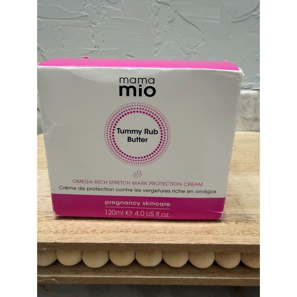 Mama Mio Tummy Rub Butter Omega-Rich Stretch Mark Protection Cream 120ml 4oz NEW
